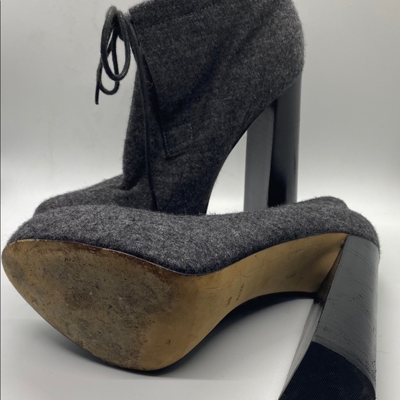 Alexander Wang Felt Constance Block Heel Bootie - Picture 7 of 8